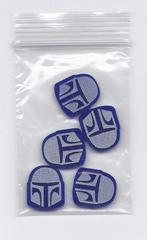 Star Wars Destiny: Q3 2017 5x x5 acrylic boba fett Shield Token promo kit prize
